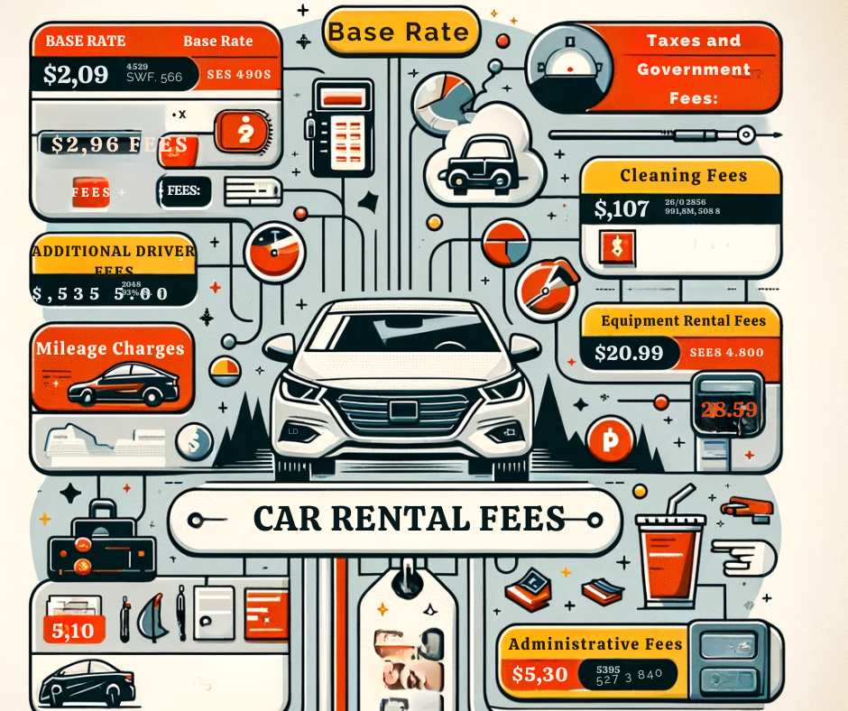 Infographic rental fees