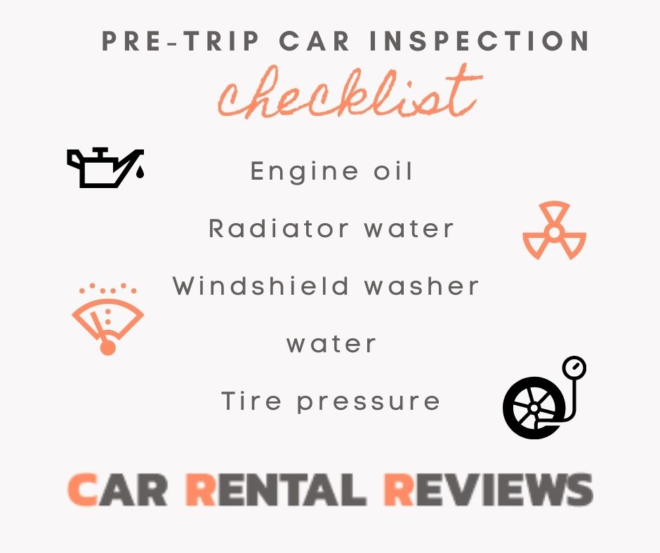 road trip inspection checklist