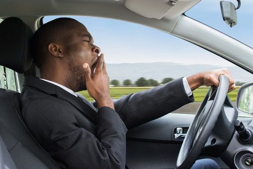 car yoga driver fatigue
