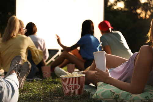 DIY drive-in movie 