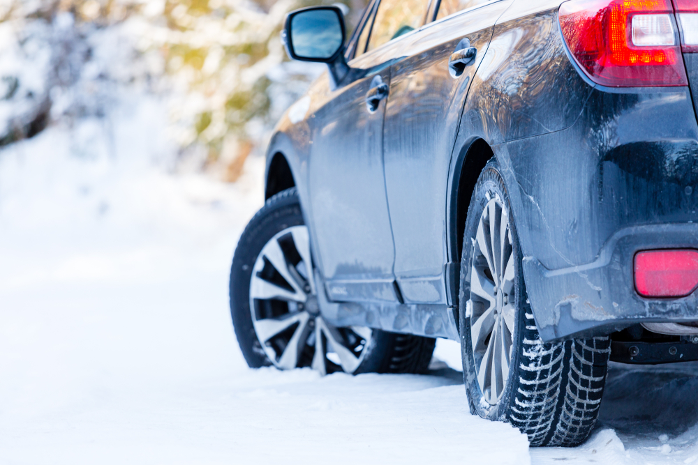 Subaru Outback in snow