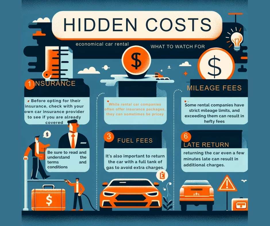 Hidden costs in economical car rentals